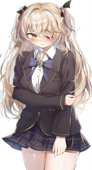 动漫 女孩 原神 校服 手机壁纸 高清壁纸 壁纸下载