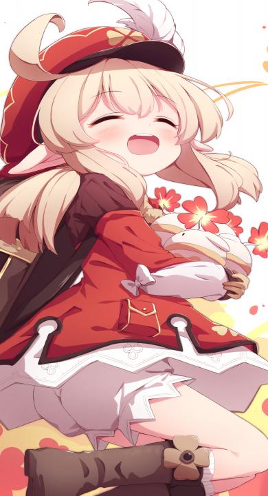 张嘴 闭眼 动漫女孩 原神 手机壁纸 高清壁纸 壁纸下载