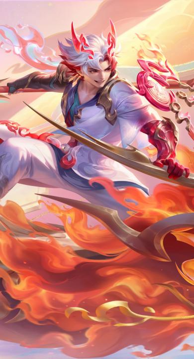 王者荣耀 龙年限定皮肤 孙策-淬吴钩 手机 壁纸 phone 高清壁纸 壁纸下载