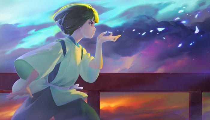 电脑壁纸 千与千寻 白龙同人 动漫 电影 电脑桌面 高清壁纸 壁纸下载