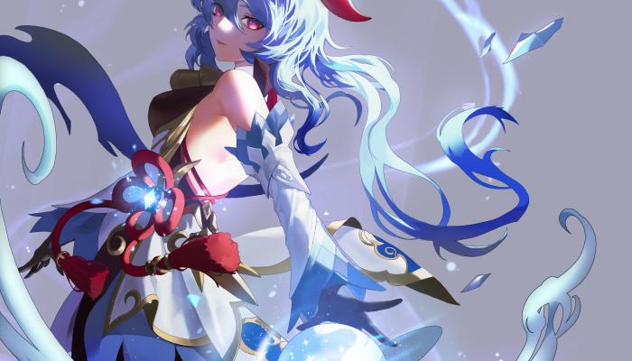 电脑壁纸 原神 动漫 女孩 银发 御姐 游戏 电脑桌面 高清壁纸 壁纸下载