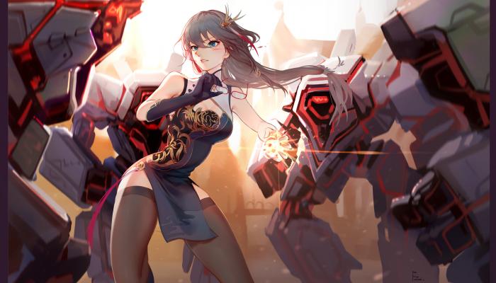 电脑壁纸 福华 动漫 女孩 原神 旗袍 电脑桌面 高清壁纸 壁纸下载