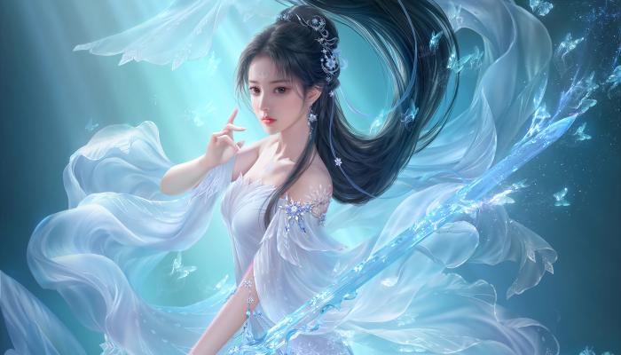 电脑壁纸 诛仙 陆雪琪 美女 动漫 古装 魔幻 电脑桌面 高清壁纸 壁纸下载