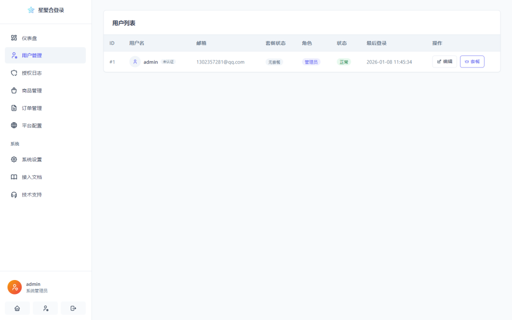 2026全新聚合登录系统源码-蚂蚁资源网