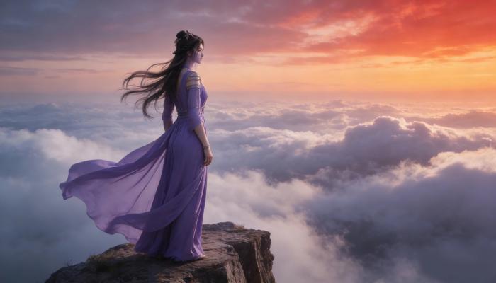 电脑壁纸 动漫 凡人修仙传 山顶 云海 仙气美女 紫色裙子紫灵 4K壁纸 电脑桌面 高清壁纸 壁纸下载-蚂蚁资源网