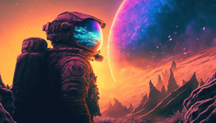 电脑壁纸 动漫 宇航员 太空 4K电脑壁纸 3840x2400 电脑桌面 高清壁纸 壁纸下载-蚂蚁资源网