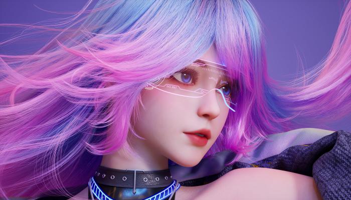 电脑壁纸 动漫 科技女孩 粉色长发 4K壁纸 电脑桌面 高清壁纸 壁纸下载-蚂蚁资源网