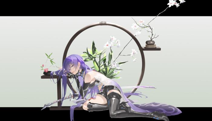 电脑壁纸 动漫 动漫女孩 竹子 梅花 清新 电脑壁纸 4K壁纸 电脑桌面 高清壁纸 壁纸下载-蚂蚁资源网