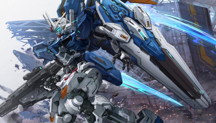 电脑壁纸 动漫 高达空中 移动套装高达 机甲 4K壁纸 电脑桌面 高清壁纸 壁纸下载-蚂蚁资源网