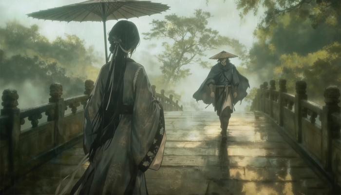 电脑壁纸 动漫 古风 女孩背影 伞 桥 侠客 雨天 4K壁纸 3840x2160 电脑桌面 高清壁纸 壁纸下载-蚂蚁资源网