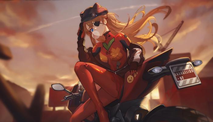 电脑壁纸 动漫 摩托车手明日香4K壁纸3840x2160 电脑桌面 高清壁纸 壁纸下载-蚂蚁资源网